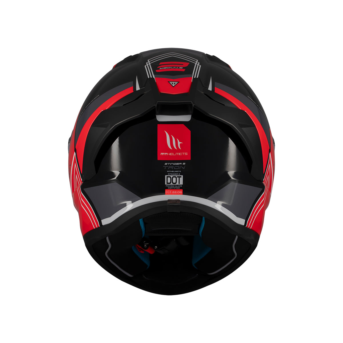 CASCO MT STINGER 2 TRON B15 BRILLO