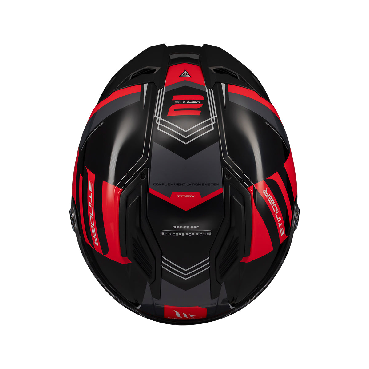 CASCO MT STINGER 2 TRON B15 BRILLO