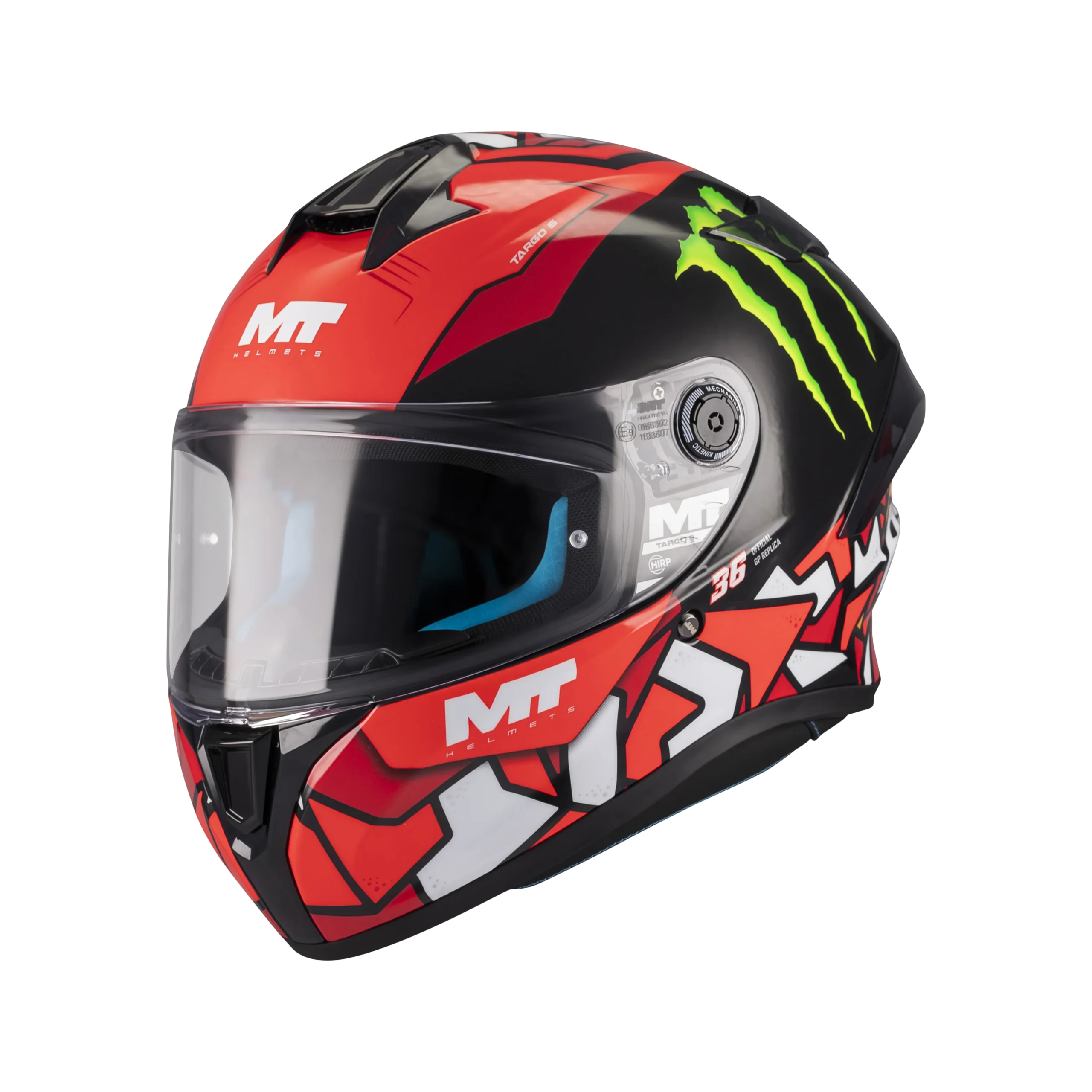 Casco MT TARGO S PIQUERAS B5 BRILLO INTEGRAL