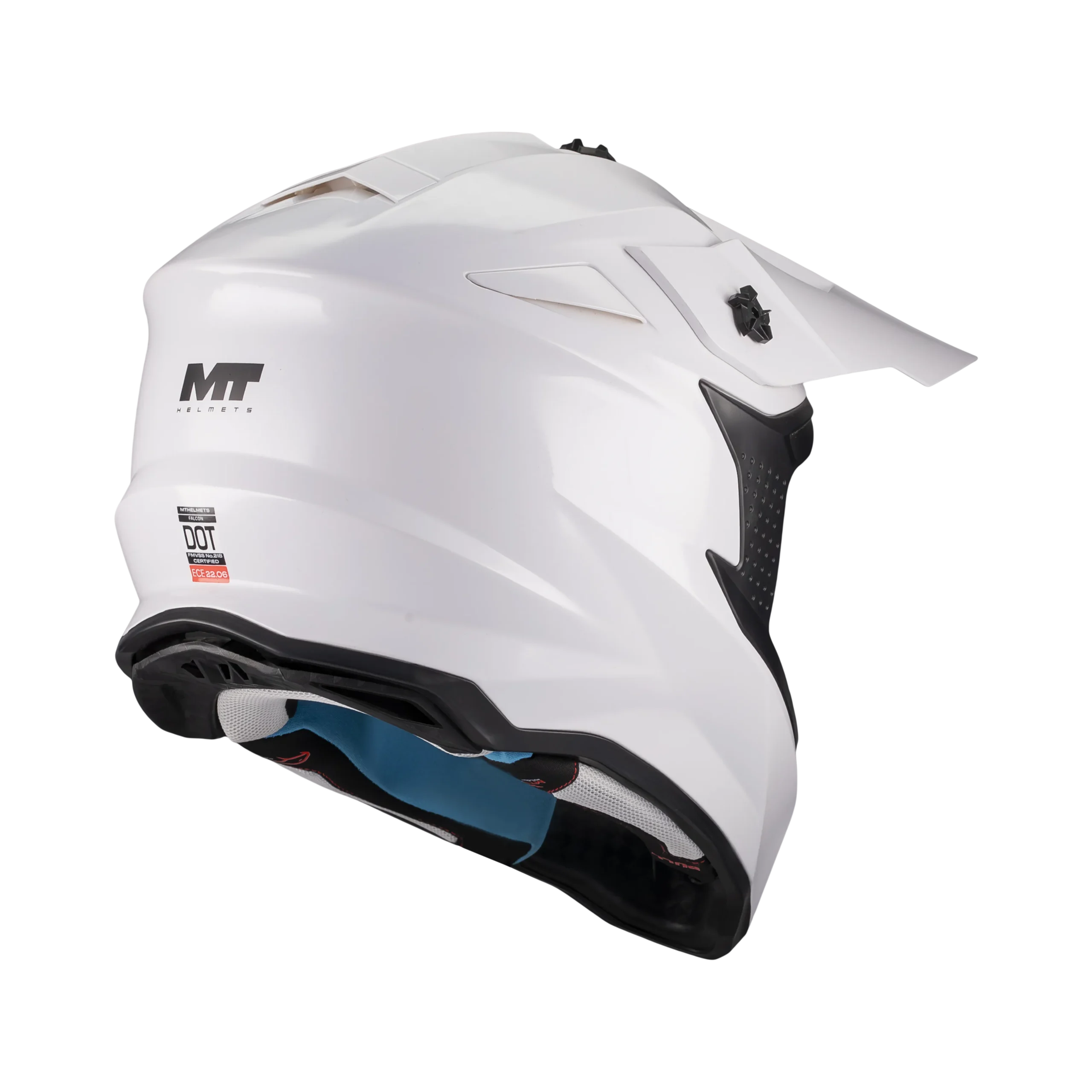 CASCO MT FALCON S PURE A0 PERLA BRILLO