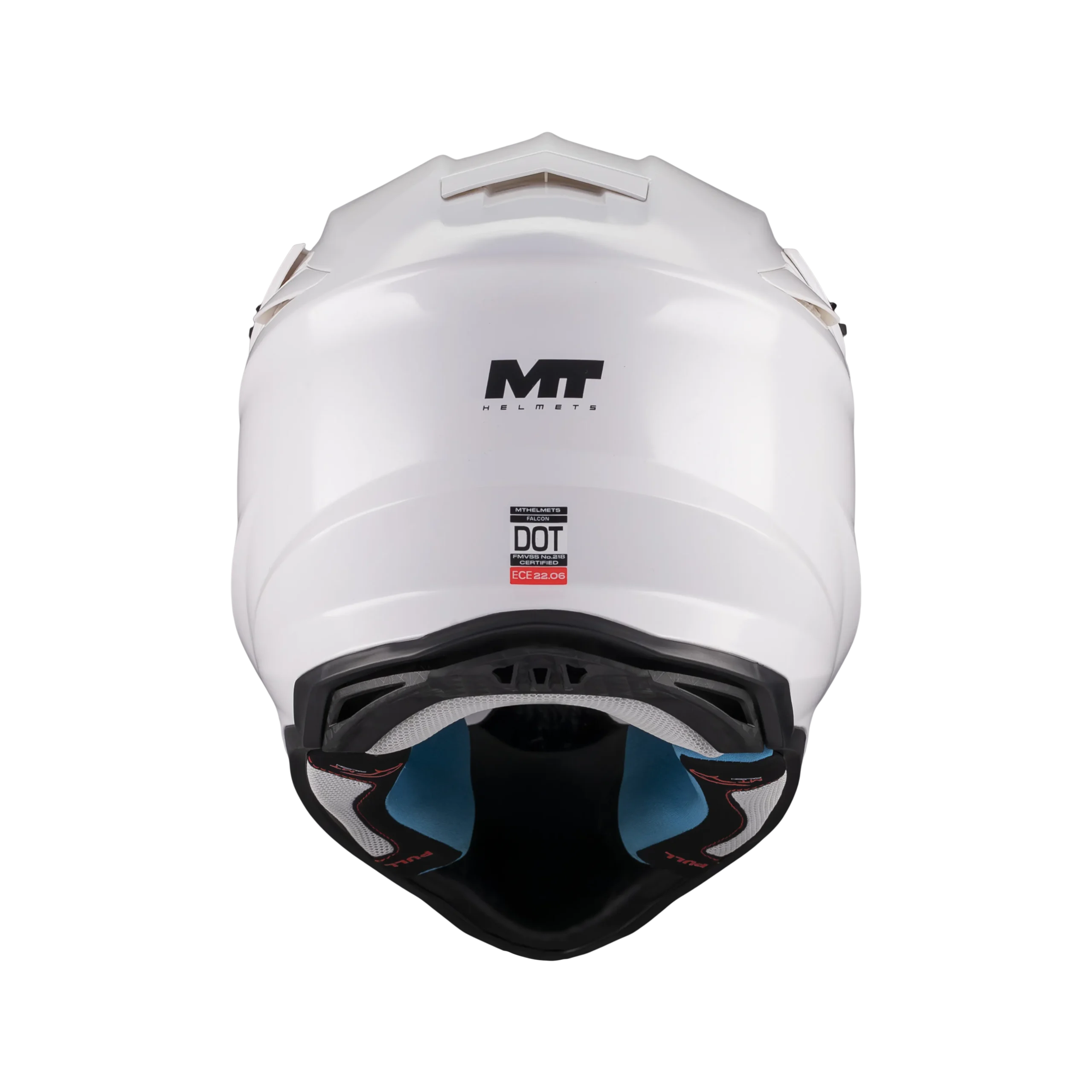 CASCO MT FALCON S PURE A0 PERLA BRILLO