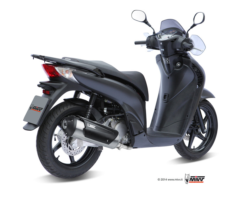 Mivv Full system 1x1 Urban St. Steel Honda PS 125/150 2006-12 / Honda SH 125/150 2002-12