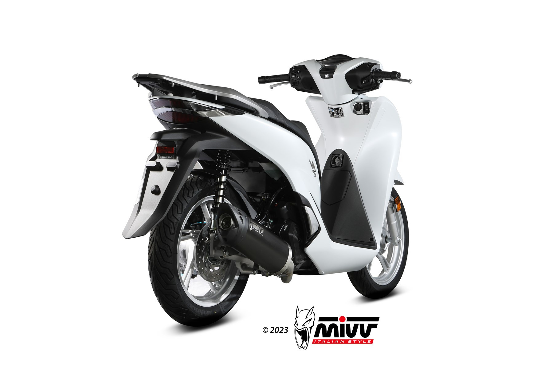 Mivv Full system 1x1 Mover Black Honda SH 125 / 150 2020-24