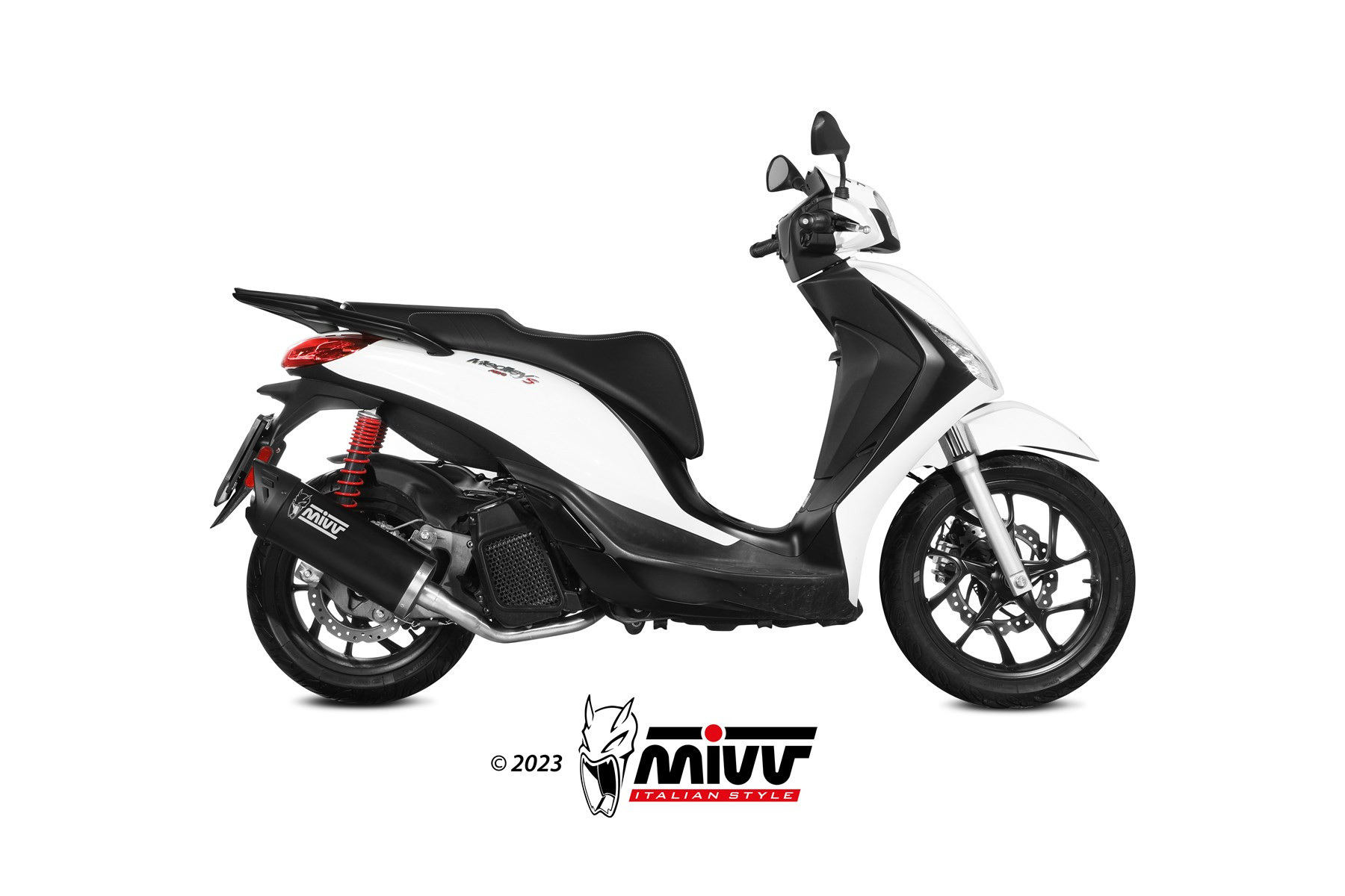 Mivv Full system 1x1 Mover Black Piaggio Medley 125 S / 150 S 2021-24
