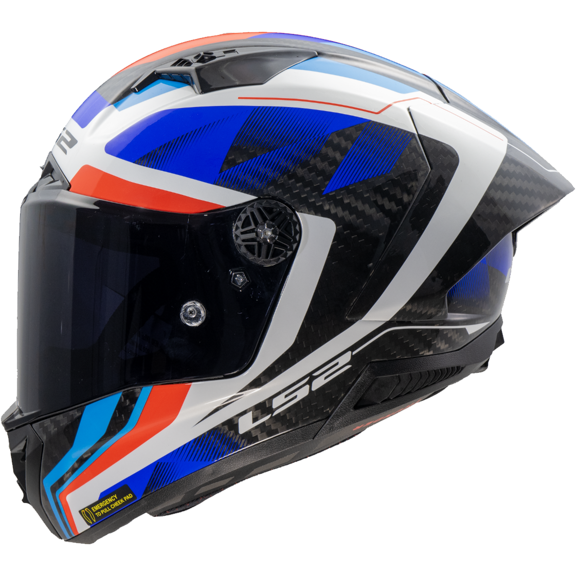 CASCO LS2 FF805 THUNDER GP AERO RAUTE BLUE RED-06