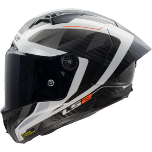 CASCO LS2 FF805 THUNDER GP AERO RAUTE WHITE GREY-06