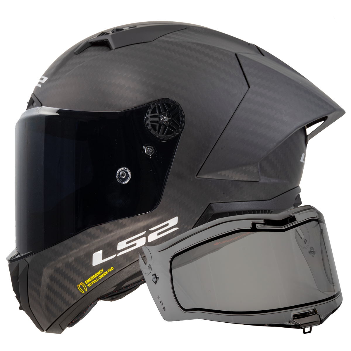 CASCO LS2 FF805 THUNDER GP AERO MATT + DYNAMIC CLEAR VISOR