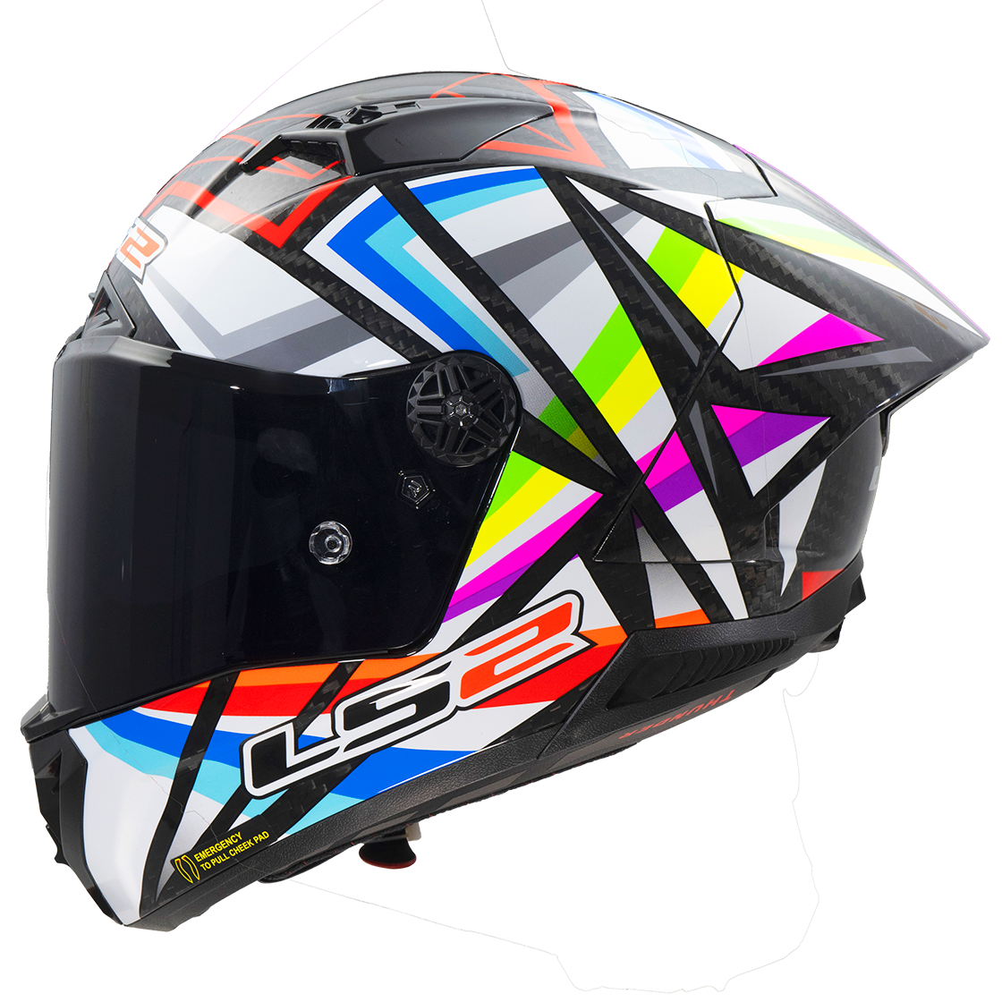 CASCO LS2 FF805 THUNDER GP AERO FLASH BLACK-06