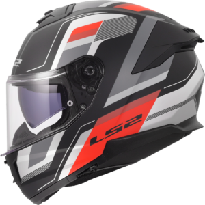 CASCO LS2 FF808 STREAM II VINTAGE BLACK GREY RED-06