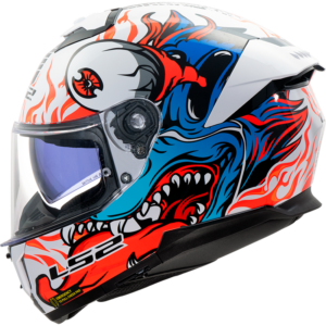 CASCO LS2 FF808 STREAM II INFERNO WHITE BLUE-06
