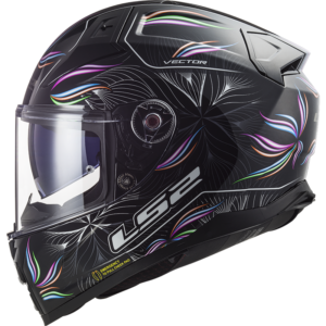 CASCO LS2 FF811 VECTOR II TROPICAL BLACK WHITE-06