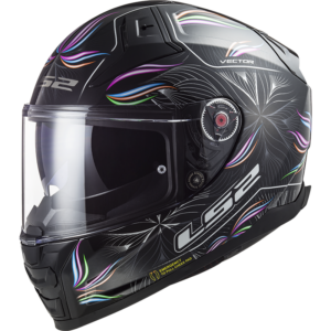 CASCO LS2 FF811 VECTOR II TROPICAL BLACK WHITE-06