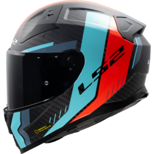 CASCO LS2 FF811 VECTOR II C GRID RED CYAN-06