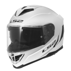 CASCO LS2 FF818 STORM III SOLID GLOSS WHITE
