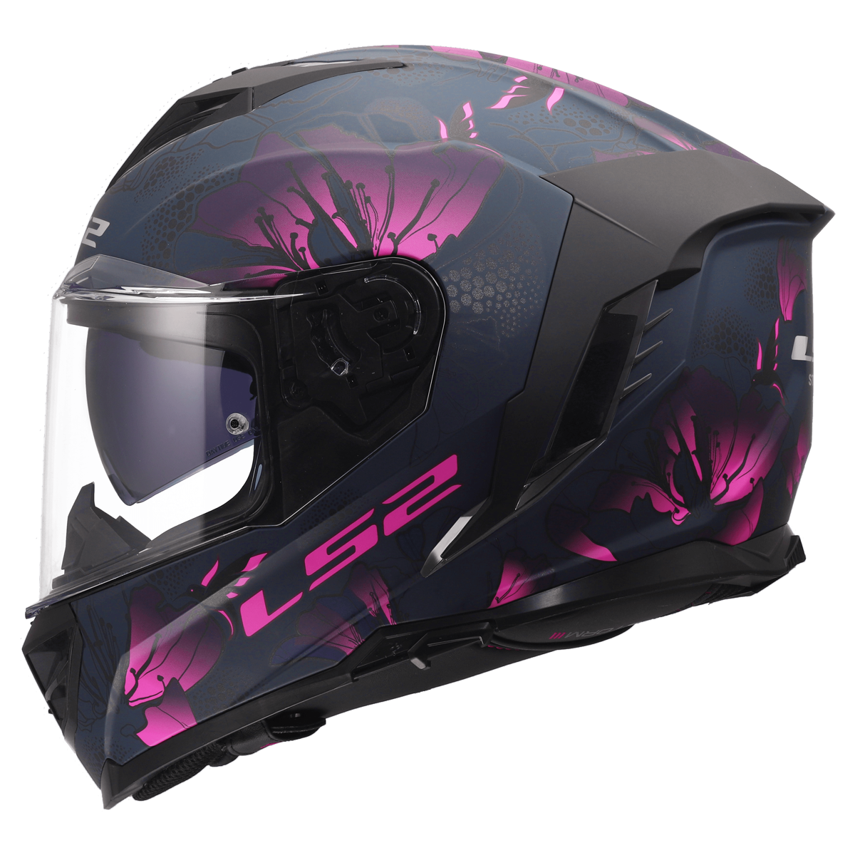 CASCO LS2 FF818 STORM III BURST BLACK PINK