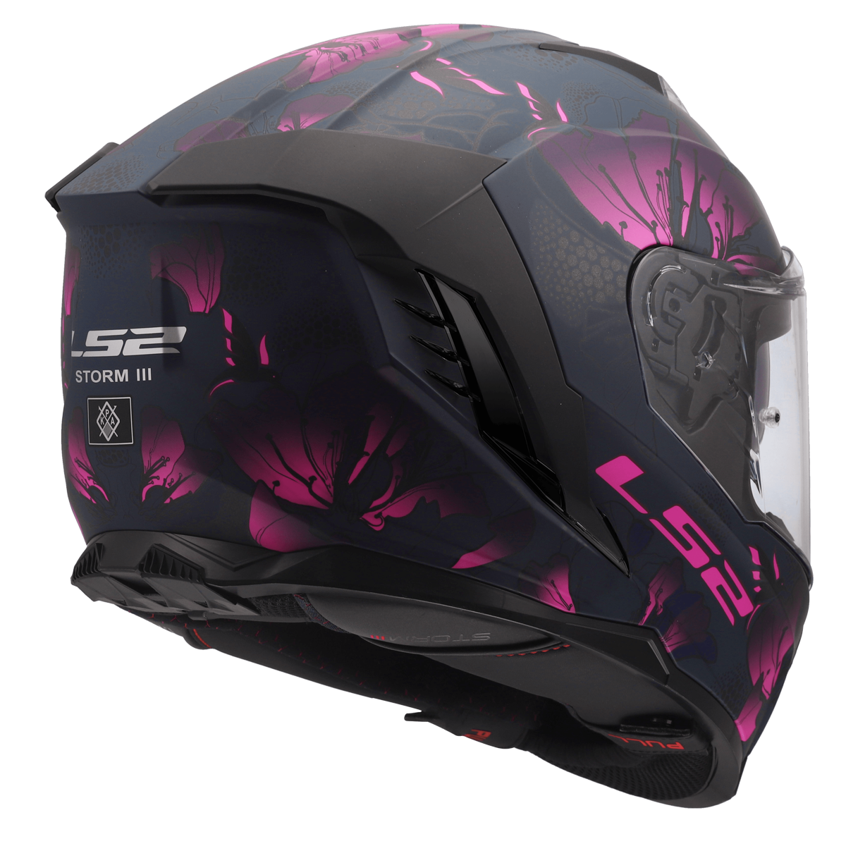 CASCO LS2 FF818 STORM III BURST BLACK PINK
