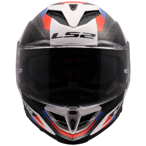 CASCO LS2 FF818 STORM III SPORTY WHITE BLUE RED