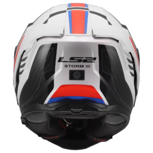 CASCO LS2 FF818 STORM III SPORTY WHITE BLUE RED