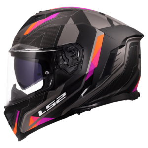 CASCO LS2 FF818 STORM III SPORTY GREY PURPLE
