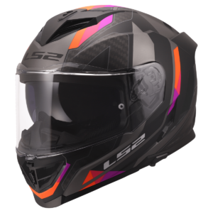 CASCO LS2 FF818 STORM III SPORTY GREY PURPLE