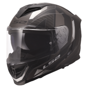 CASCO LS2 FF818 STORM III SPORTY BLACK GREY