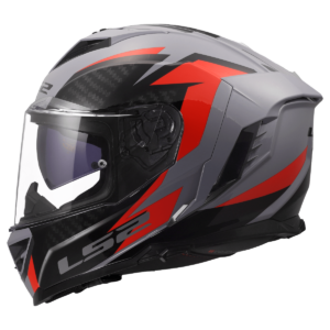 CASCO LS2 FF818 STORM III DYNAMO GREY RED