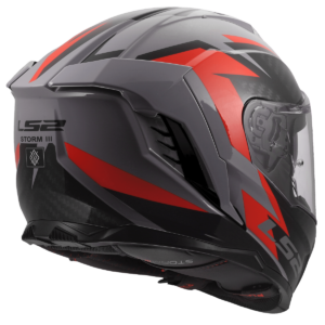 CASCO LS2 FF818 STORM III DYNAMO GREY RED