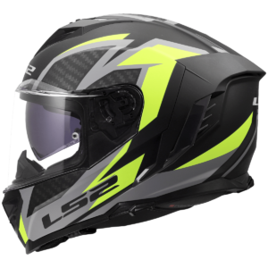 CASCO LS2 FF818 STORM III DYNAMO BLACK H-V YELLOW