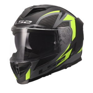 CASCO LS2 FF818 STORM III DYNAMO BLACK H-V YELLOW