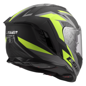 CASCO LS2 FF818 STORM III DYNAMO BLACK H-V YELLOW
