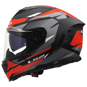 CASCO LS2 FF818 STORM III KOMAI BLACK RED