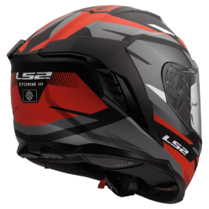 CASCO LS2 FF818 STORM III KOMAI BLACK RED
