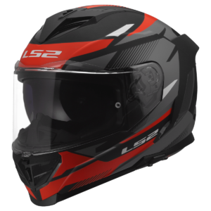 CASCO LS2 FF818 STORM III KOMAI BLACK RED