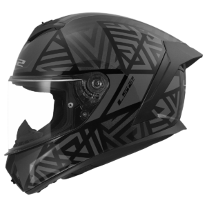CASCO LS2 FF820 RAPID III LABYRINTH BLACK GREY