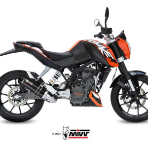 Mivv Full system 1x1 GP carbon con tapa carbono KTM 125 Duke 2011-16 / 200 Duke 2012-14