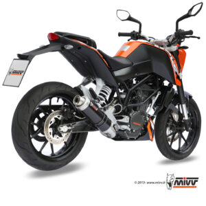 Mivv Full system 1x1 GP black KTM 125 Duke 2011-16 / 200 Duke 2012-14