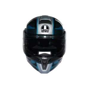 Casco AGV STREETMODULAR E2206 MPLK LEDRO MATT BLACK POWDER BLUE