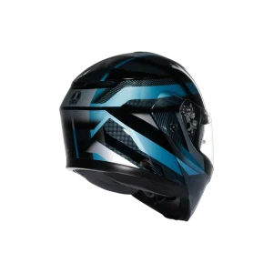Casco AGV STREETMODULAR E2206 MPLK LEDRO MATT BLACK POWDER BLUE
