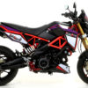 Arrow Silencioso Thunder de aluminio Dark" (Dcho+Izdo) fondo en carbono" 71907AKN - Imagen 2