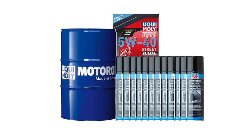 Pack LIQUI MOLY - Aceite de motor Sintético 5W-40 (1x Bidón 60L) + Lubricante de silicona (12x Spray 300ml)