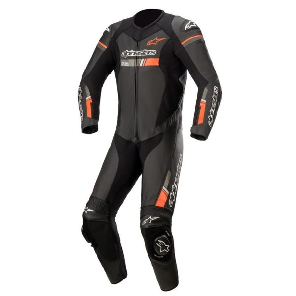 Mono Alpinestars GP Force Chaser 1PC negro rojo flúor