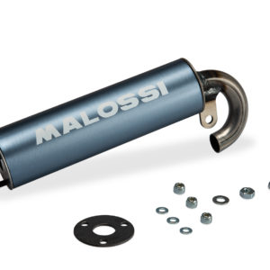 Silencioso aluminio Malossi escape Flip Homologado