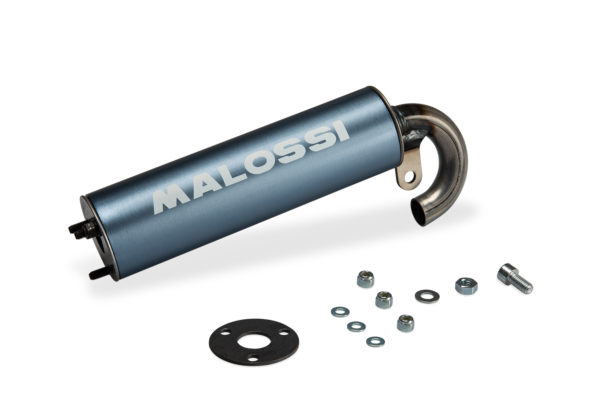 Silencioso aluminio Malossi escape Flip Homologado