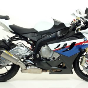 Arrow Silencioso Works Approved en titanio fondo en carbono para colectores originales 71750PK