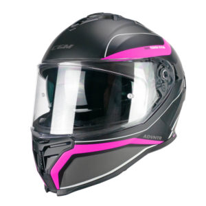 CASCO CGM 363X SHOT RUN NEGRO FUCSIA FLUOR OPACO
