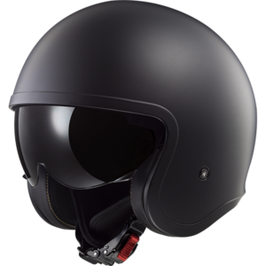 CASCO LS2 OF599 SPITFIRE II SOLID MATT BLACK-06