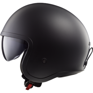 CASCO LS2 OF599 SPITFIRE II SOLID MATT BLACK-06
