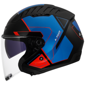 CASCO LS2 OF600 COPTER II TANGO BLACK BLUE RED-06