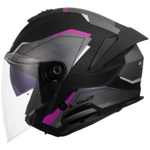 CASCO LS2 OF618 VERSO II AIR BLACK PURPLE