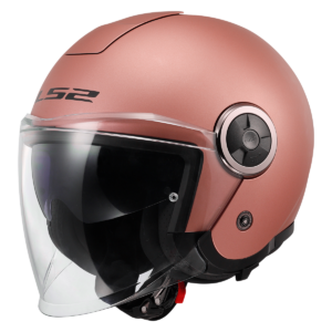 CASCO LS2 OF620 CLASSY SOLID MATT GOLD PINK-06